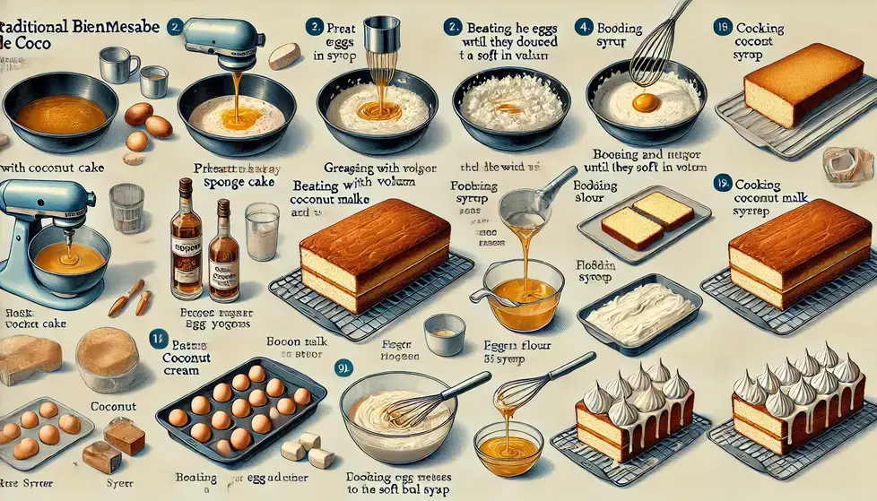 Preparación del Bienmesabe Venezolano