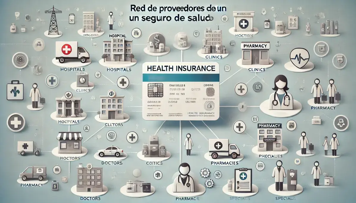Red de proveedores de un seguro de salud