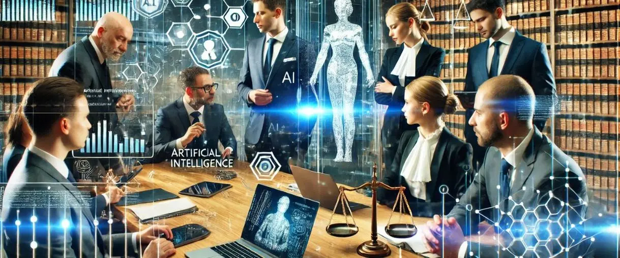 abogados y ingenieros colaborando en aplicaciones de inteligencia artificial abogados y ingenieros colaborando en aplicaciones de inteligencia artificial
