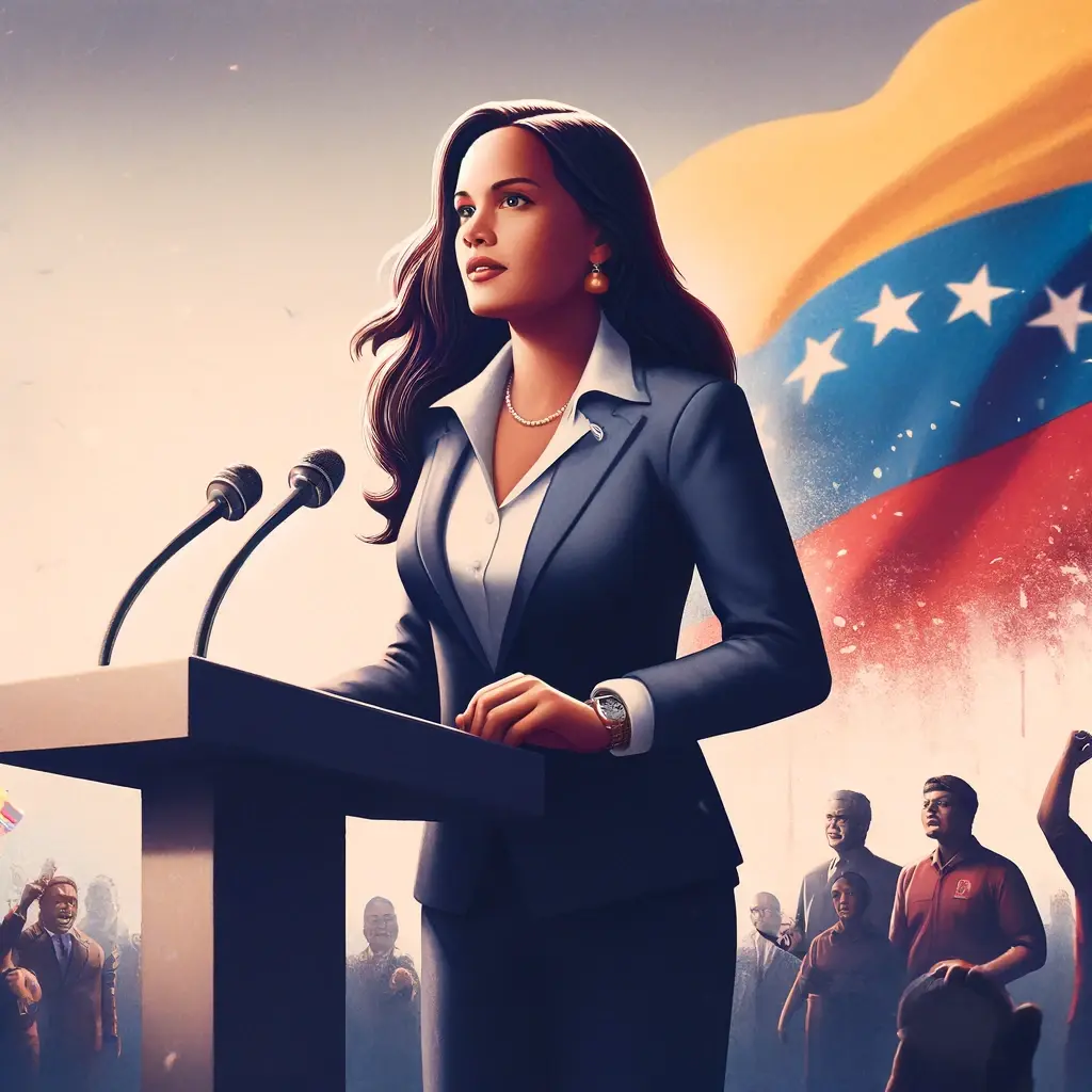  ilustrar el contenido sobre María Corina Machado